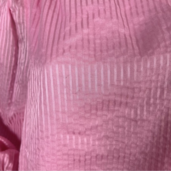 CAMI NYC PINK STRIPED ONE-SHOULDER TOP - Picture 4 of 9